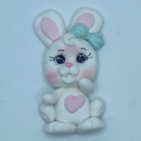 Fluff the bunny - Mint Bow